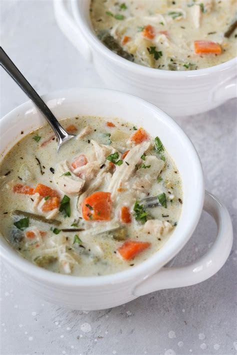 Healthy Chicken Pot Pie Soup Whole30 Paleo Mary S Whole Life