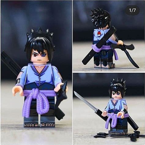 Lego Uchiha Sasuke Amaterasu Akatsuki Naruto Uzumaki Shippuden Sealed