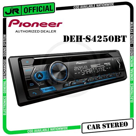 Original Pioneer Car Stereo Receiver With Cd Input Bulit In Bluetooth