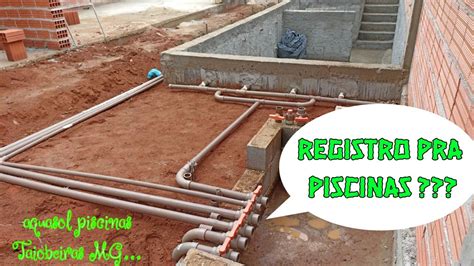 Posição Dos Registros Para Drenar A Piscina