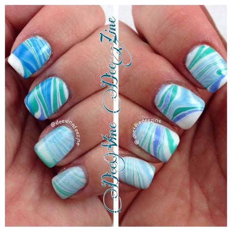 New Water Marble Tutorial Inspired By The Beautiful Ocean Waters