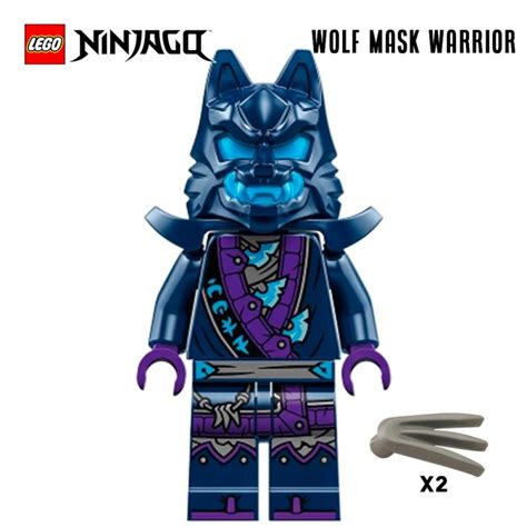 Minifigure Lego Ninjago Wolf Mask Warrior Super Briques