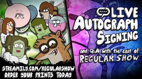 Presents Regular Show Qanda And Cast Signing Youtube