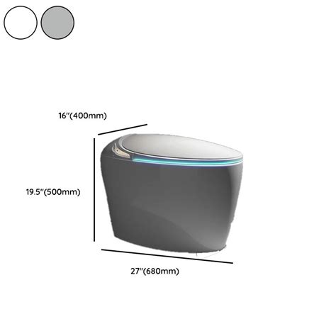 Simple Chalk One Piece Toilet With Super Vortex Siphon Flush Rough