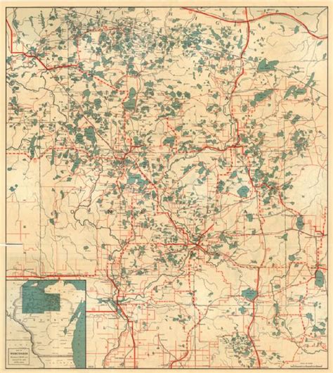 Map Of Northern Wisconsin Lakes