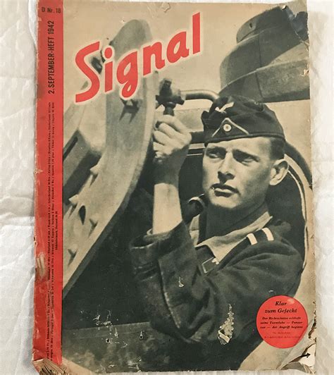 Signal German War Time Magazine No 18 1942 Ww2 Depot