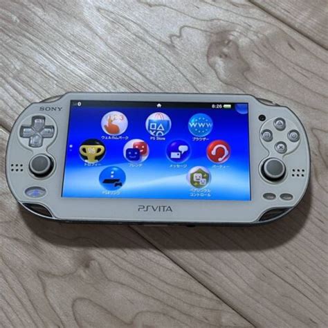 Sony Vita 1100 PCH 1100 AB02 Crystal White OLED 3G Wi Fi Model Region