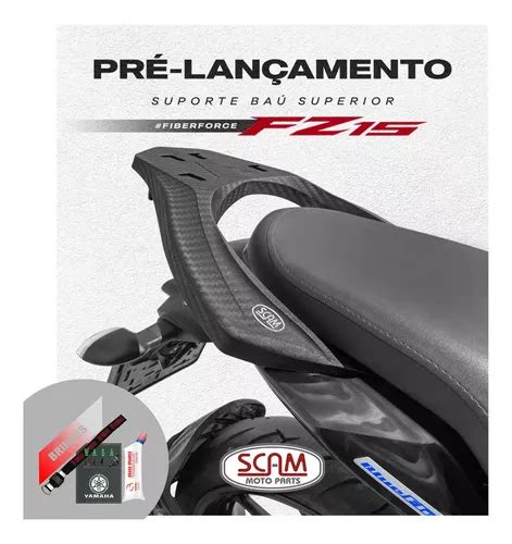 Suporte Bagageiro Para Bau Superior Yamaha Fazer Fz Fiber