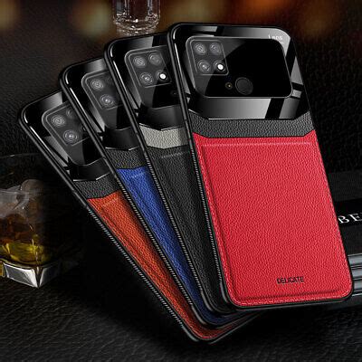 For Xiaomi POCO C40 Luxury Shockproof Slim PU Leather Soft Rubber Case