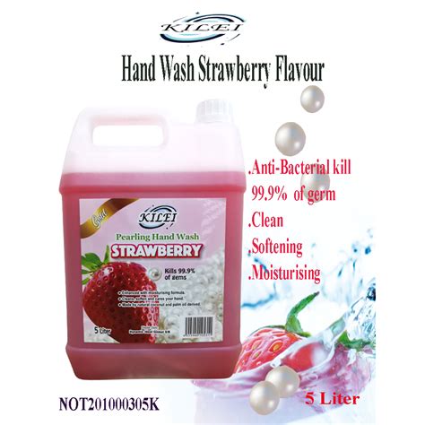 Kilei Hand Wash 5 Liter Sabun Cuci Tangan Hand Wash Strawberry Flavour 5 Liter Shopee Malaysia