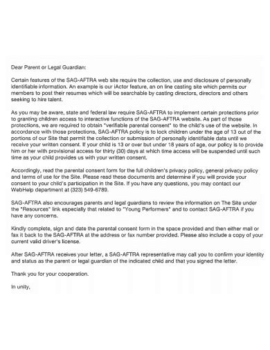 Legal Guardianship Letter FREE 10 Examples Format Sample Examples