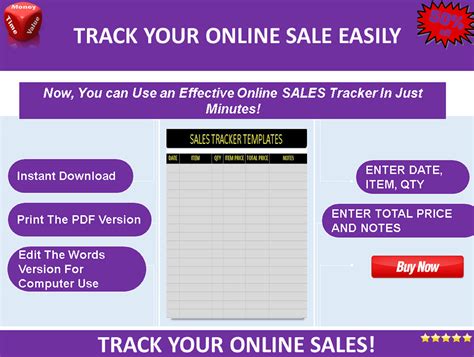 Sales Tracker Template Sales Page Template Sales Tracker Dashboard ...