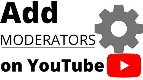 How To Add Moderators To Your Youtube Channel Youtube