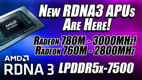 New Rdna Apus Are Here And Fast Radeon M Igpu Mhz Gtx