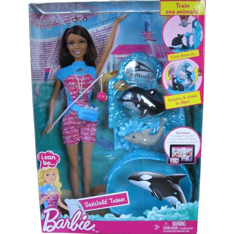 Barbie® I Can Be™ Sea World® Trainer - X6128 BarbiePedia