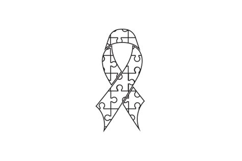 Autism Awareness Ribbon Svg Cut File By Creative Fabrica Crafts · Creative Fabrica