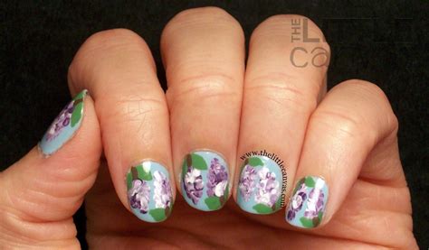 Lilac Nail Art - Take 2 - The Little Canvas