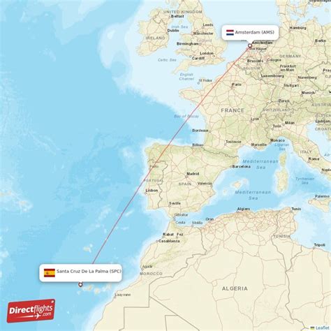 Direct Flights From Amsterdam To Santa Cruz De La Palma AMS To SPC Non