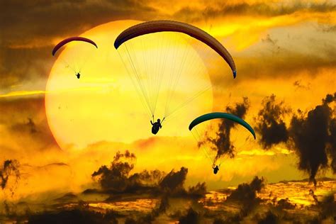 Paragliding Paragliders Adventure Free Photo On Pixabay