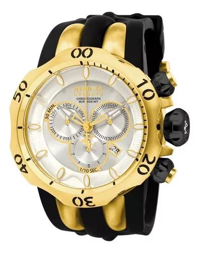 Reloj de pulsera Invicta Reserve 10834 de cuerpo color oro analógico