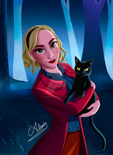 Sabrina and Salem by alessvisual on DeviantArt