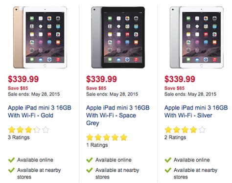 16GB iPad mini 3 on Sale for $100 Off at Best Buy for $339.99 | iPhone in Canada Blog