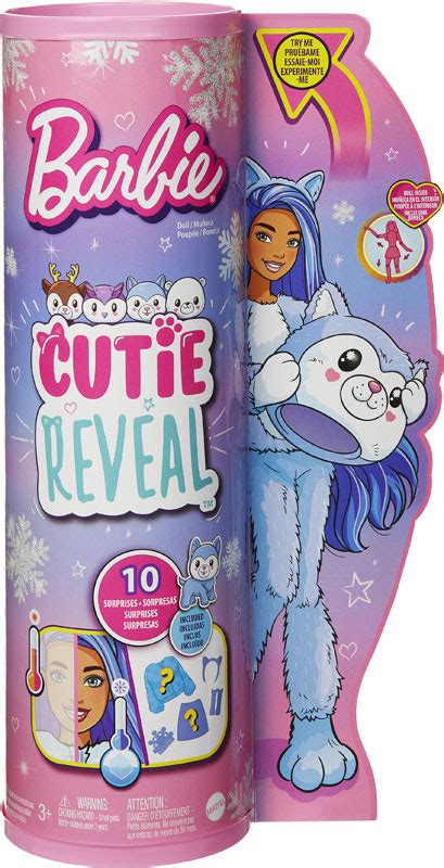 Barbie Cutie Reveal Snowflake Sparkle Doll C Fyndiq