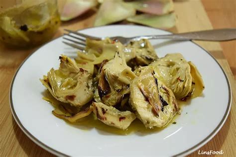 Chargrilled Marinated Artichokes