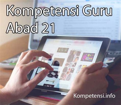 Sepuluh Kompetensi Guru Di Abad Info Kompetensi