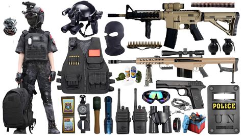 Special Police Weapon Toy Set Unboxing M A Assault Rifle G