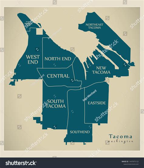 475 Map Tacoma Washington Images, Stock Photos & Vectors | Shutterstock