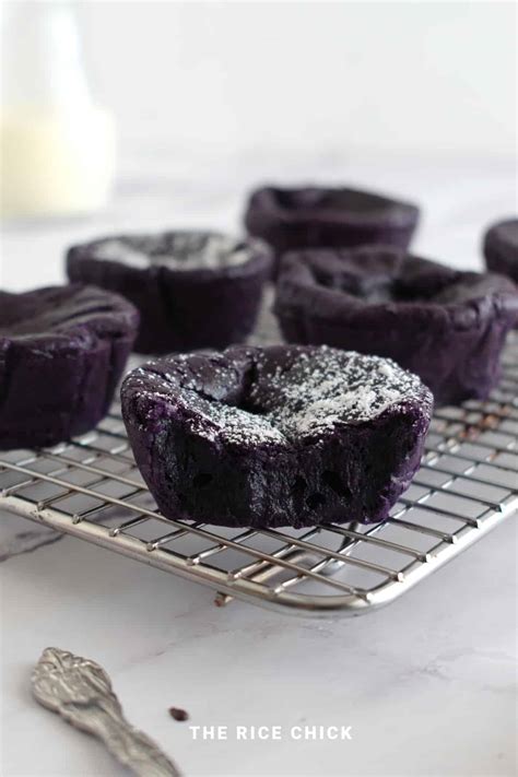 Ube Mochi Muffins The Rice Chick