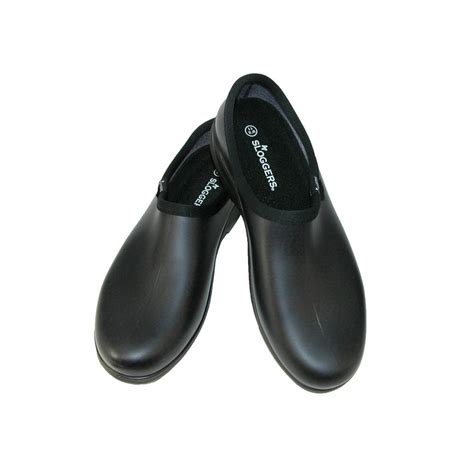 Sloggers - Sloggers Men's Rain & Garden Shoes - Leather Black, Style 5301BK - Walmart.com ...