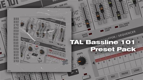 Tal Bassline Synth Preset Pack By Erald