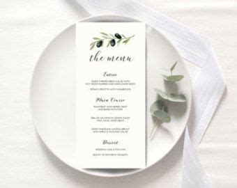 Dieser Artikel ist nicht verfügbar Etsy Wedding menu Wedding