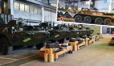 Ukrayna Ordusu modernize edilmiş BTR 80 ZPT lerini teslim aldı