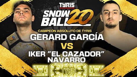 FULL MATCH Gerard Garcia Vs Iker El Cazador Navarro Tyris