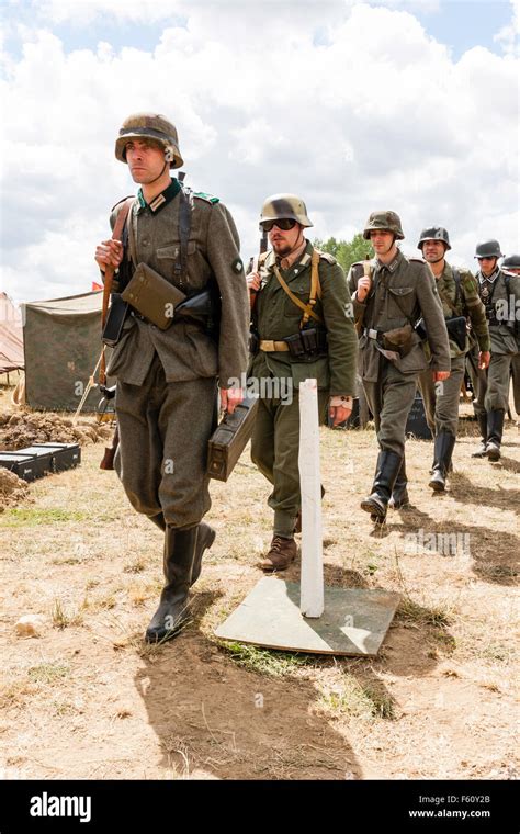 WW2 German Soldiers Marching