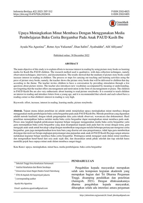 PDF Upaya Meningkatkan Minat Membaca Dengan Menggunakan Media