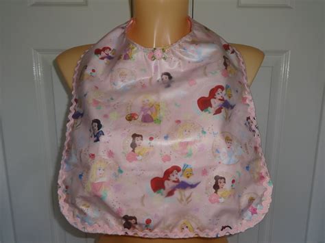 Handmade Luxury Triple Layered Adult Baby Bib Pink Disney Etsy