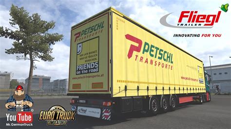 Ets V Fliegl Sds Mega Trailer Skinpack By Obelihnio Youtube