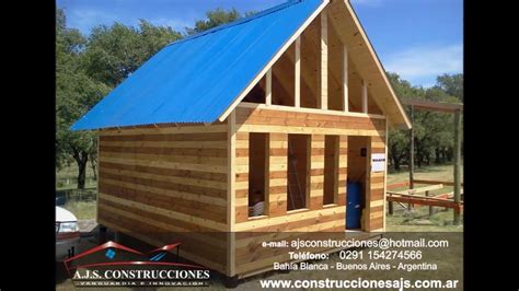 Construccion de Casas y Cabañas de Madera o Tronco Bahia Blanca y Zona