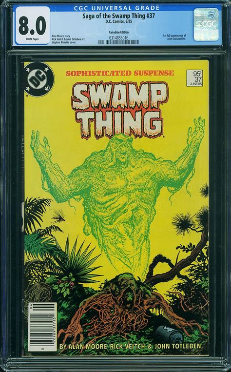 Saga Of The Swamp Thing Comic Book Sale Cgc Vf