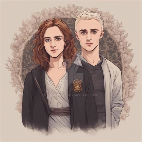 Hermione and Draco by TammiWid on DeviantArt