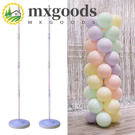 Mxgoods Balloon Column Stand Kits Reusable Transparent Balloon Column