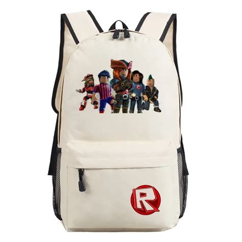 Wishot Roblox Games Backpack School Bags Camouflage Bag Fashion