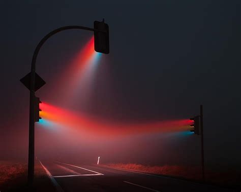 Street Lights In Fog HD Wallpaper Pxfuel