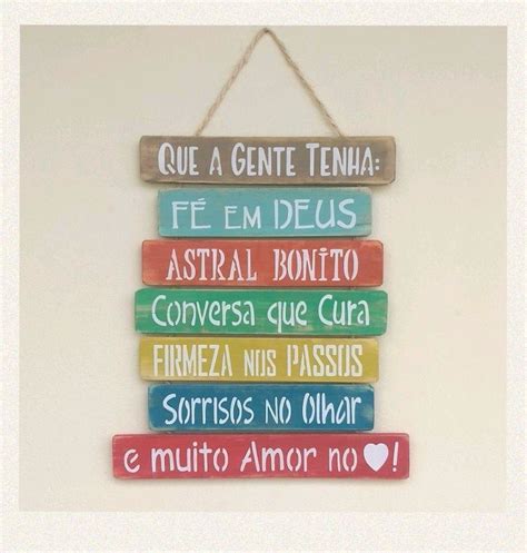 Placa Decorativa Que A Gente Tenha FÉ Em Deus No Elo7 Jô Artheira 1207031