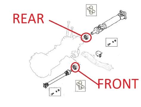 Avant Arri Re Transfert Bo Te De Sortie Huile Joints Pour Nissan