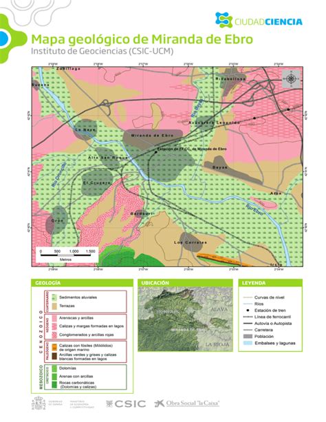 Mapa Geol Gico De Miranda De Ebro